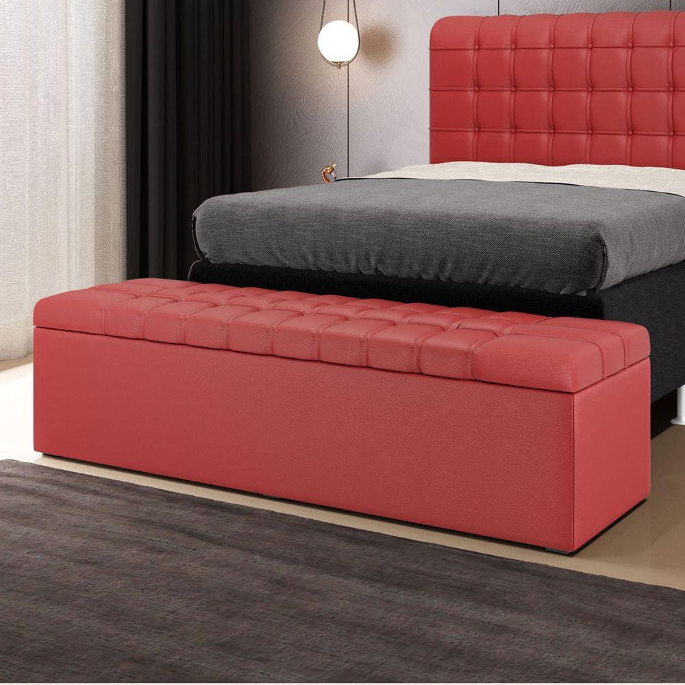 Calçadeira Alpha 195 / A-020 Couro Artificial Vermelho