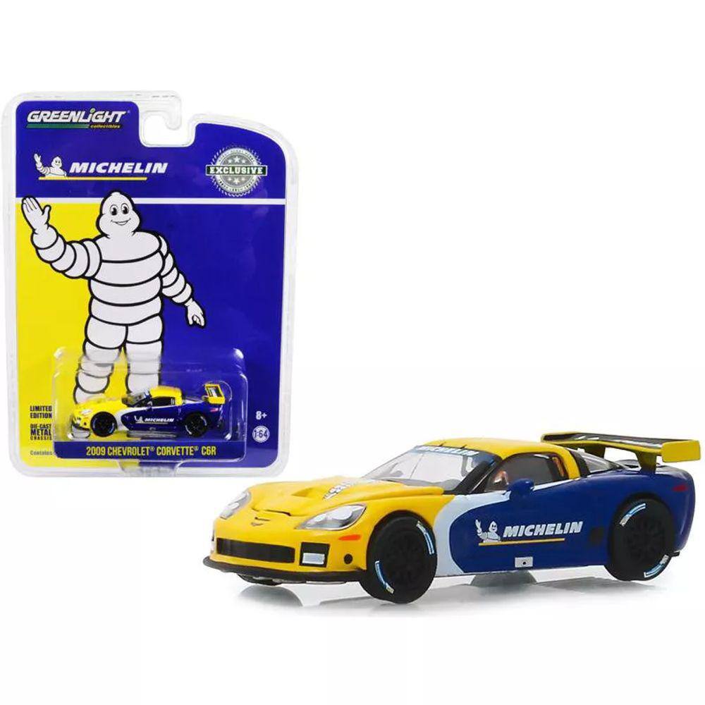 Carrinho Greenlight Chevrolet Corvette C6r 2009 Michelin1/64