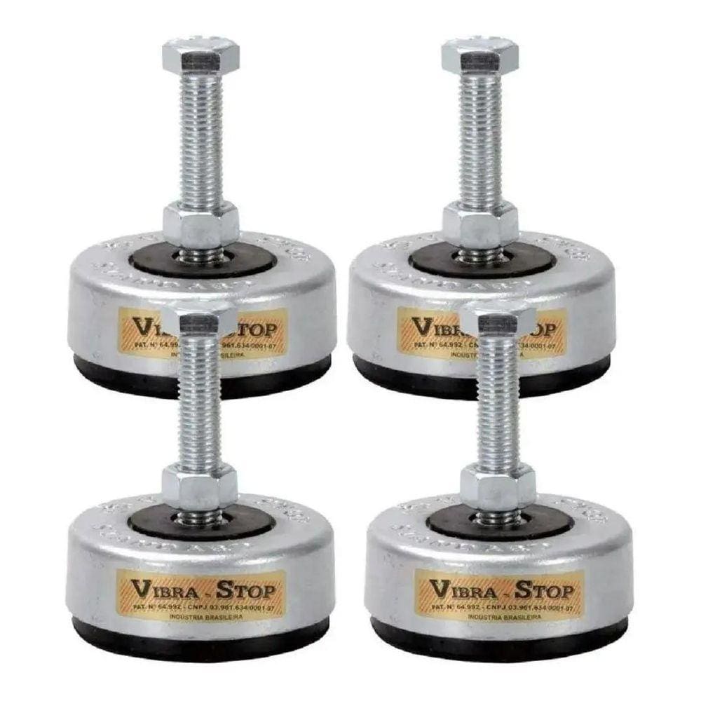 Vibra Stop Amortecedor Mini 1/2 - 4 Pcs - Vibra Stop