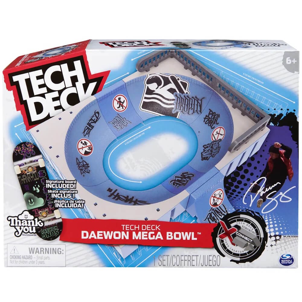 Skate De Dedo Pista Skatepark Mega Bowl Daewon Tech Deck Sunny