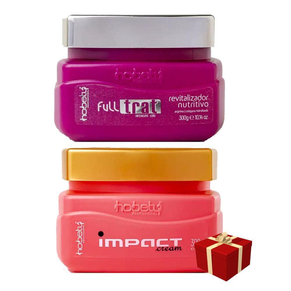 Hobety Máscara Impact 300G + Máscara Full Trat 300G Hobety