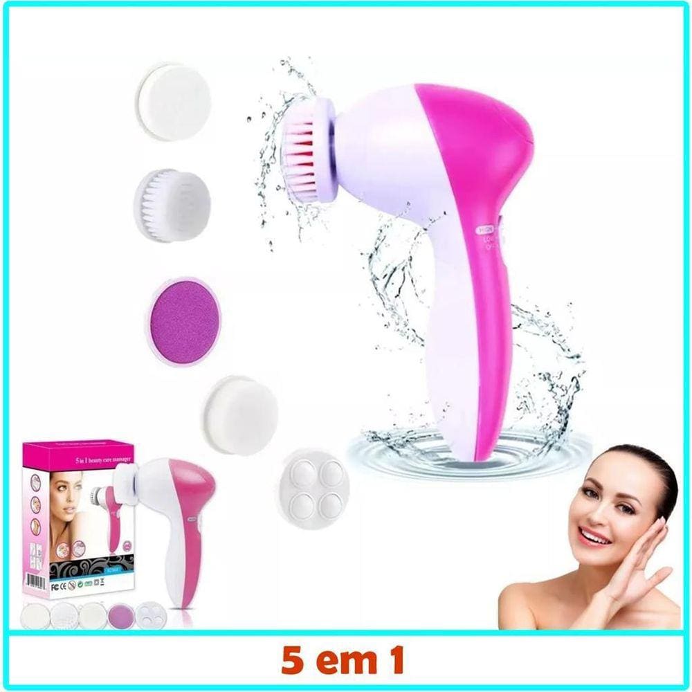 Escova Limpeza De Pele Facial Corporal Aparelho Portátil Top