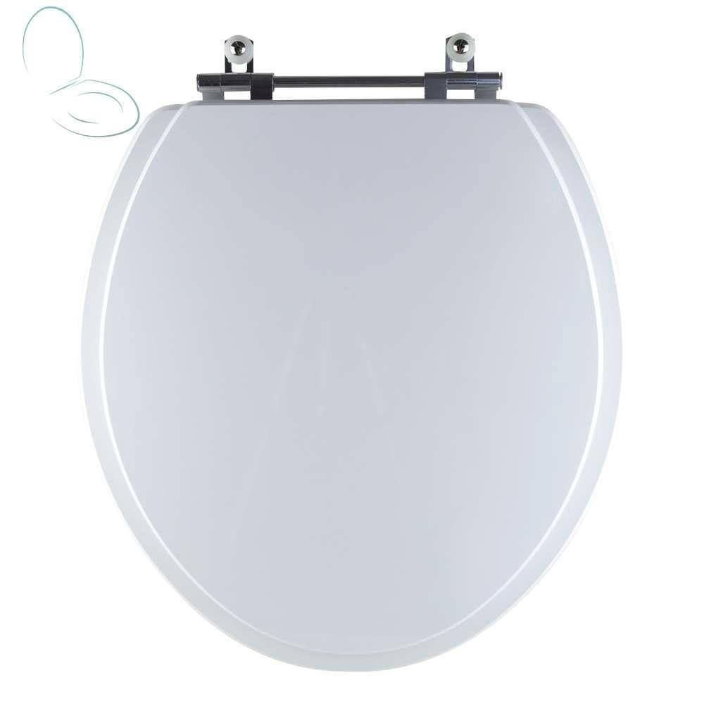 Tampa Vaso Sanitário Madeira Laqueada Izy Branco Para Bacia Deca