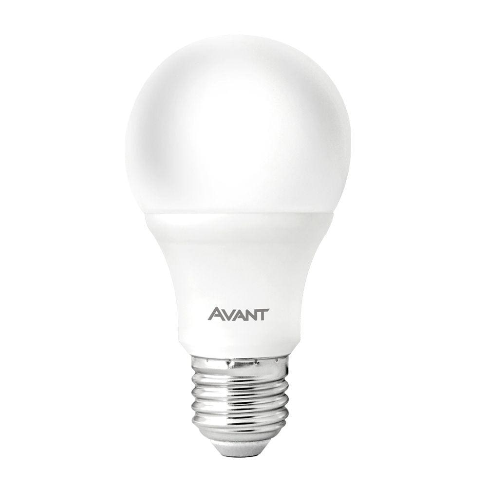 Kit 3 Lâmpadas AVANT LED Bulbo Pera 9W E27 6500K Branco Frio