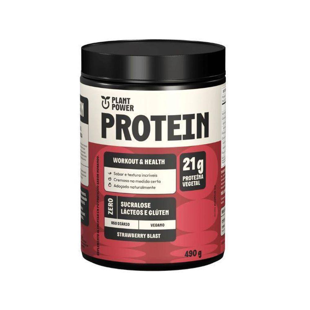 Proteína Vegana Morango Plant Power Protein 490G