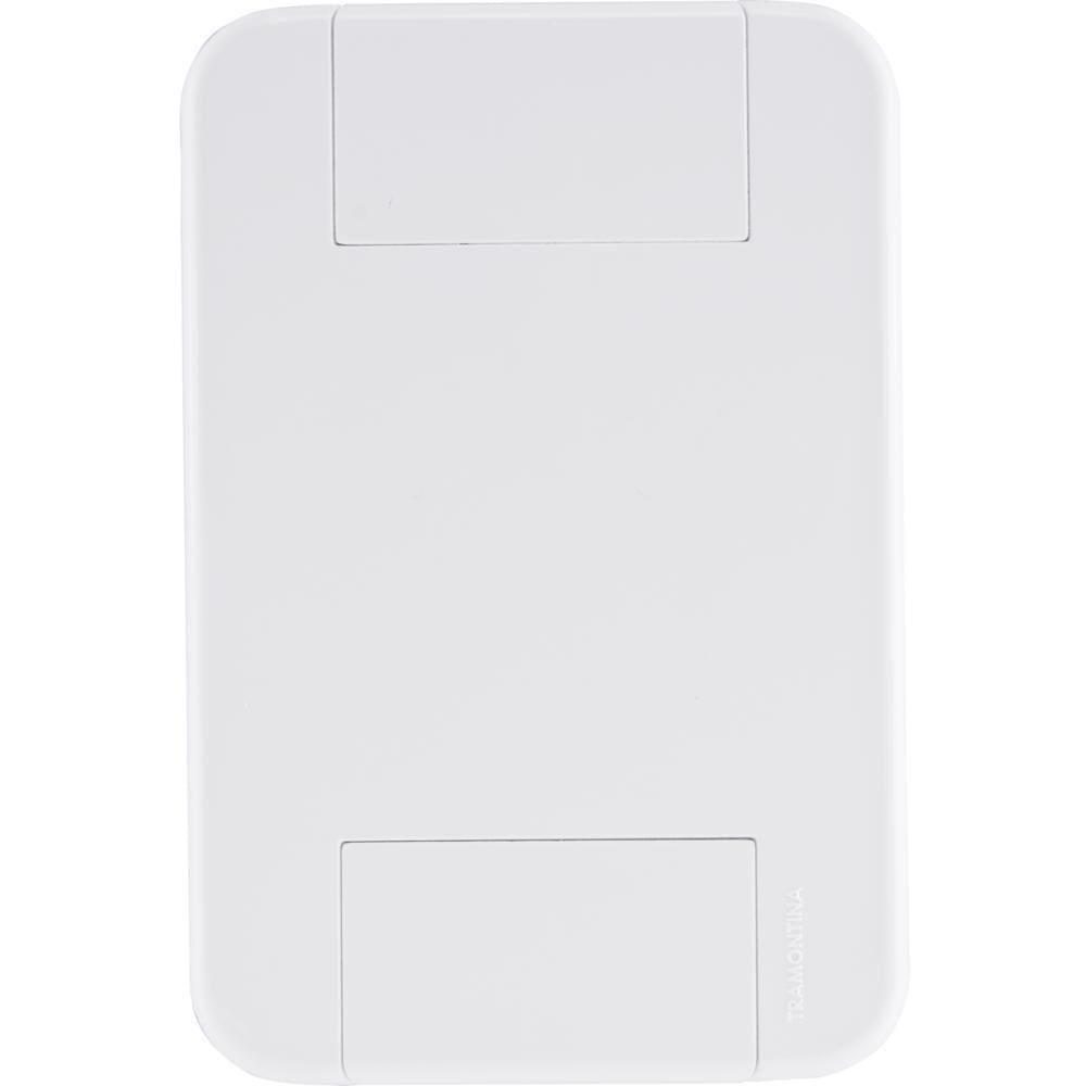 Placa Cega 4x2 Tramontina Tablet Branca 120 Unidades