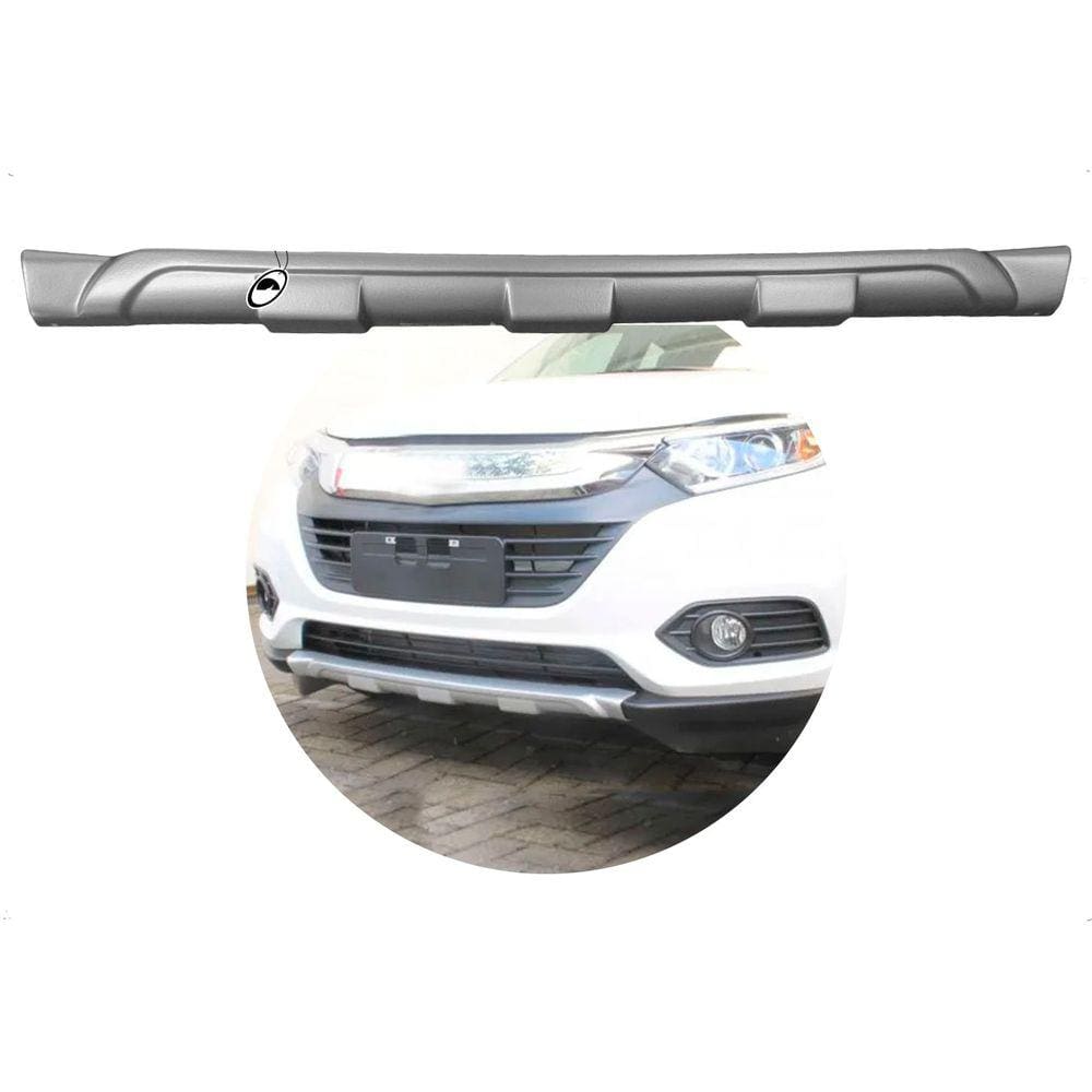 Protetor Dianteiro de Para-Choque TG Poli Honda HRV 2019 2020 - Prata Aluminium