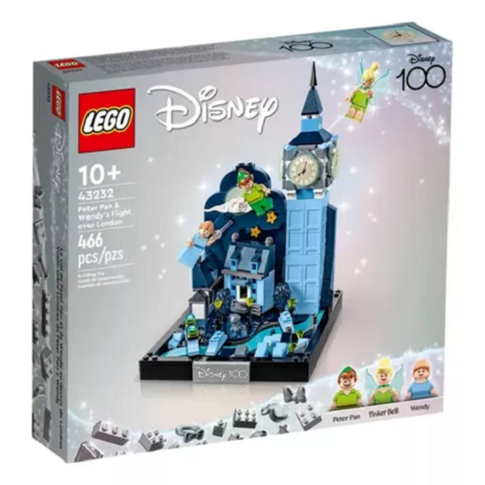 Lego 43232 Disney - O Voo De Peter Pan E Wendy Sobre Londres – 466 peças