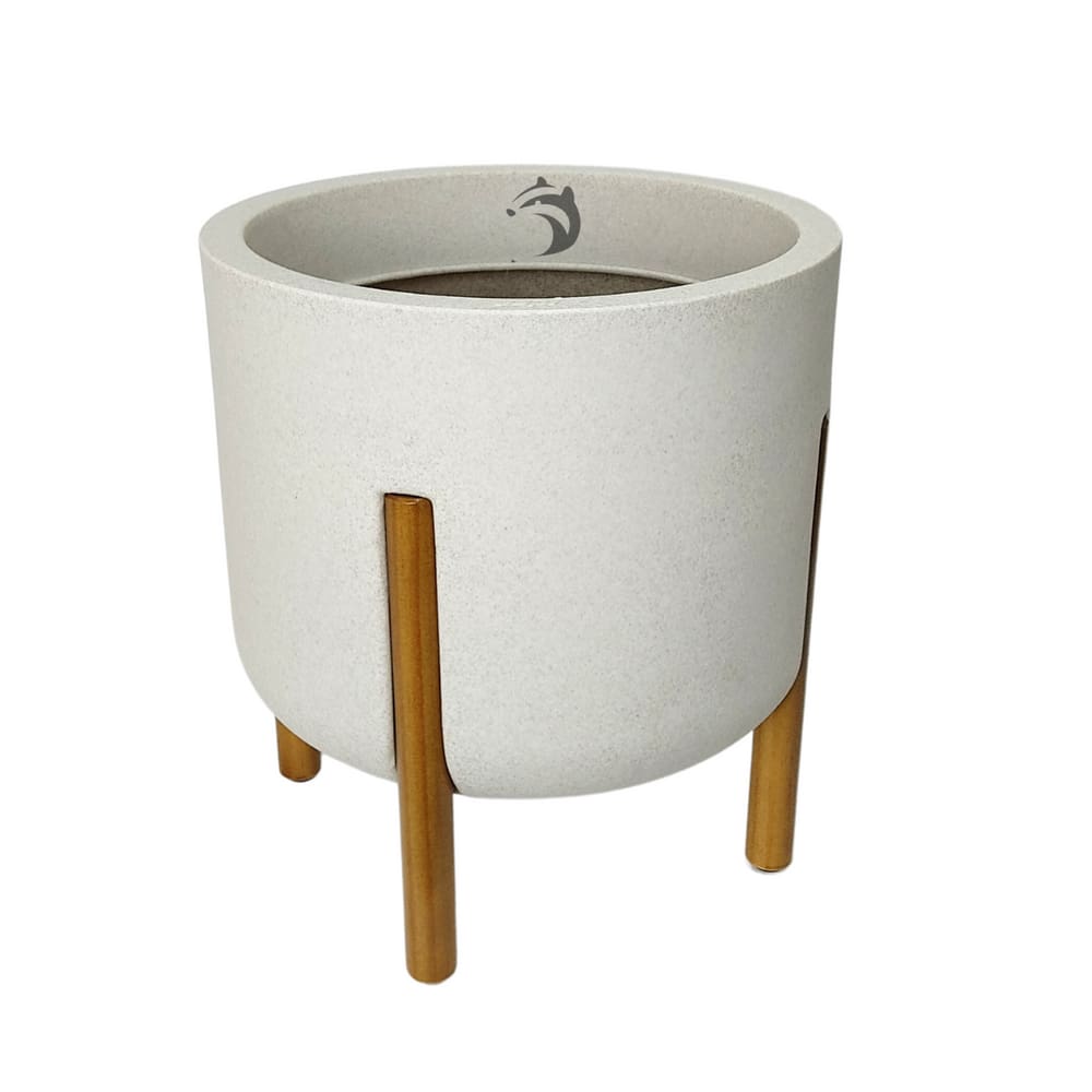 Vaso Cilíndrico Decore Polietileno 36x33x33cm Japi