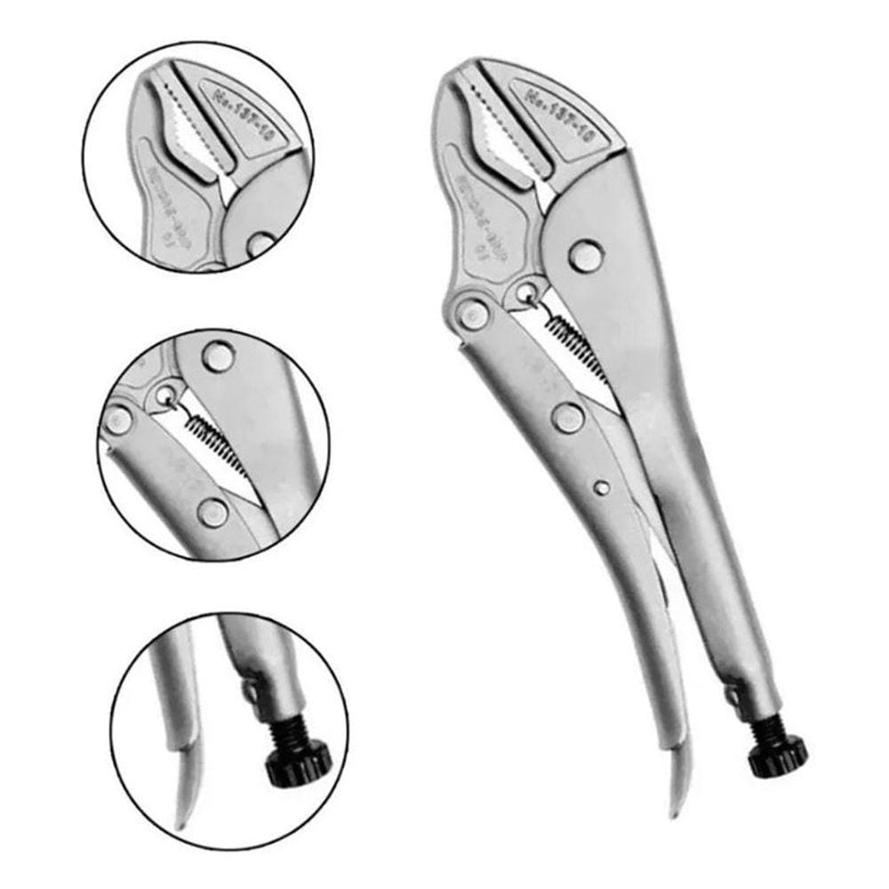 Alicate pressão 10" mordente curvo reto 1843255 MTX