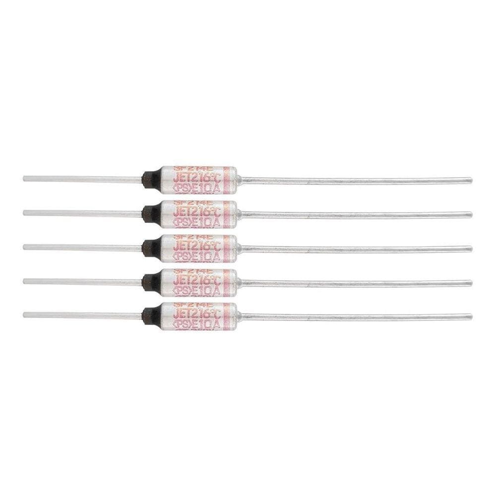 5 Fusível Térmico 216C 10A 250V Cafeteira Panela 216 Graus