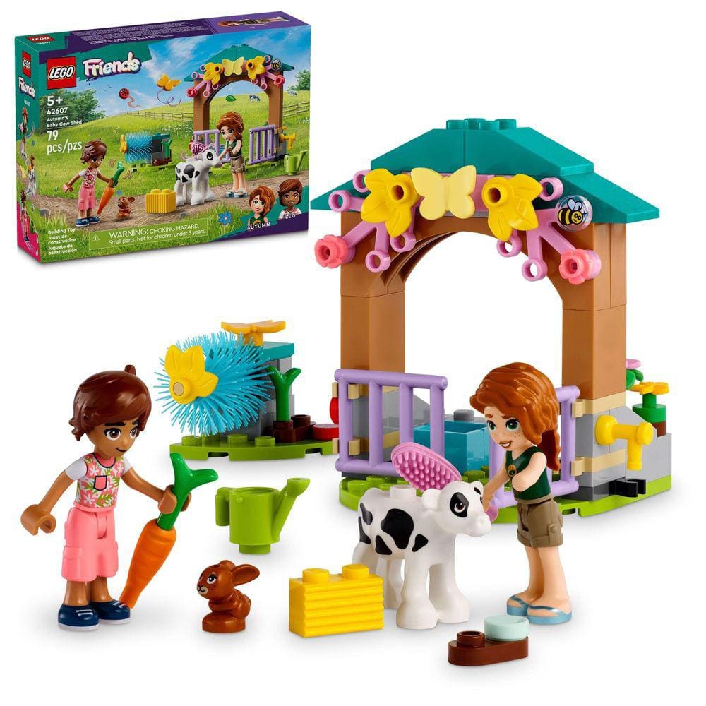 Brinquedo LEGO Friends Autumn`s Baby Cow Shed Farm 42607 5+ Years