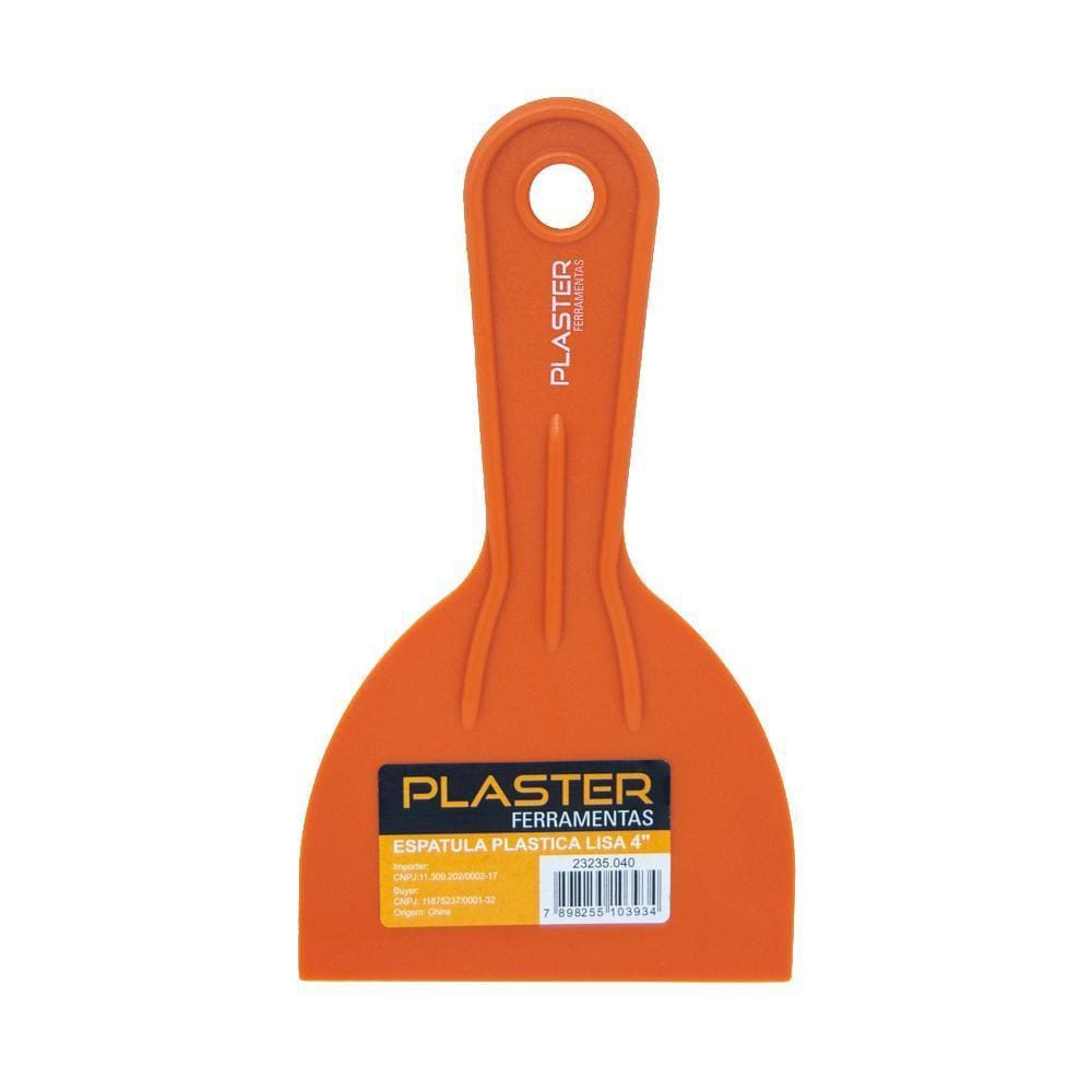Espátula Plástica Lisa 10 Cm Plaster