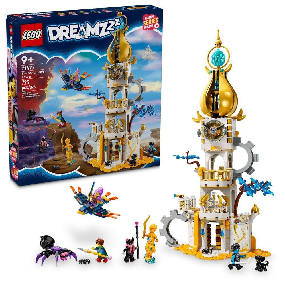 Castle Toy LEGO DreamZzz The Sandman`s Tower com minifiguras