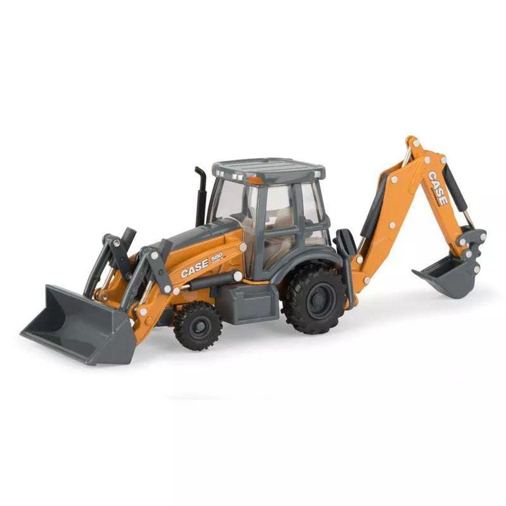 Miniatura Retroescavadeira Ertl Case Ih 580 Super 1/64
