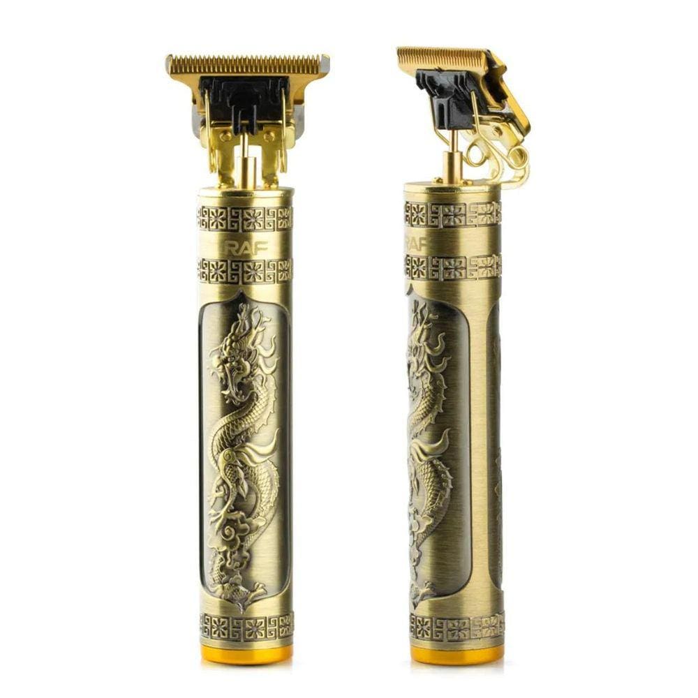 Máquina de Cortar Cabelo Dragão Dourado Recarregável