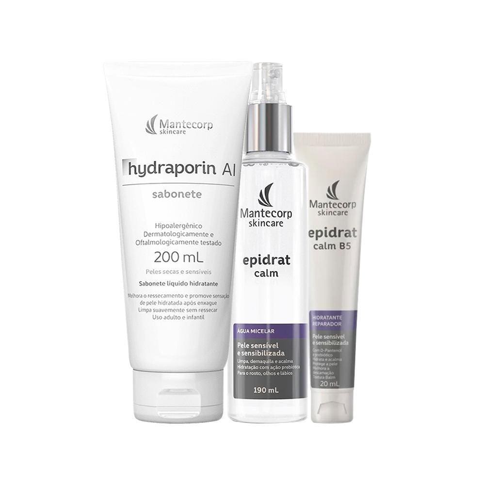 Kit Mantecorp Epidrat - Sabonete E Água Mic E Hidr 20Ml