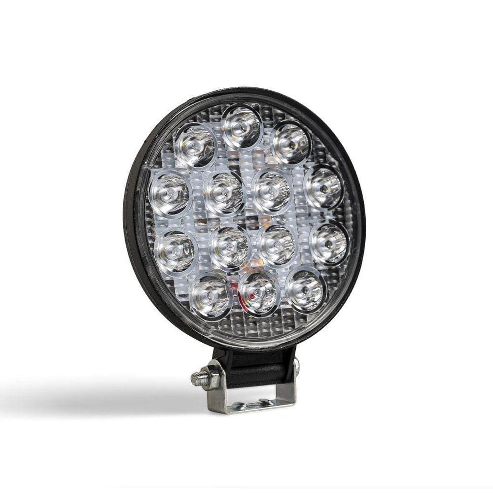 Farol Auxiliar Milha Redondo 6000K 14 Leds 12/24V
