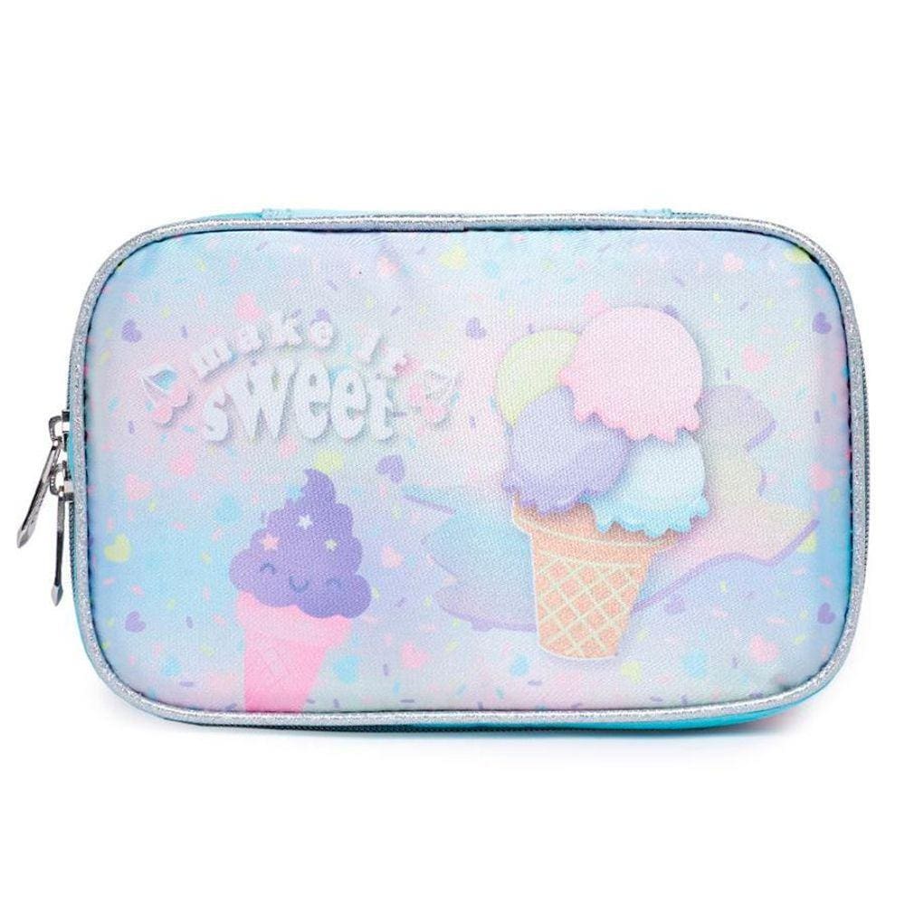 Estojo Box Pack Me Fresh Sorvete Escolar Sweet Lilás