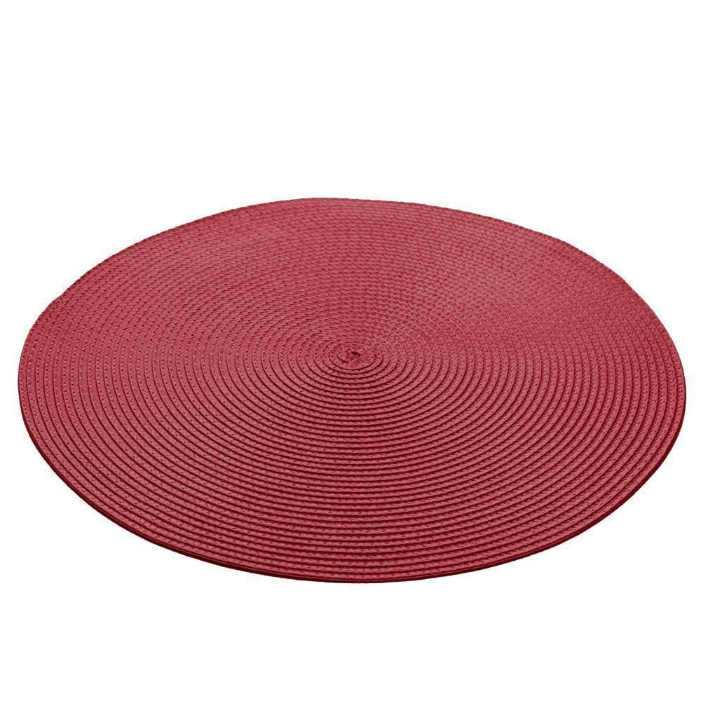 Lugar Americano Lyor Fresno Espiral De Poliéster Cereja 38Cm