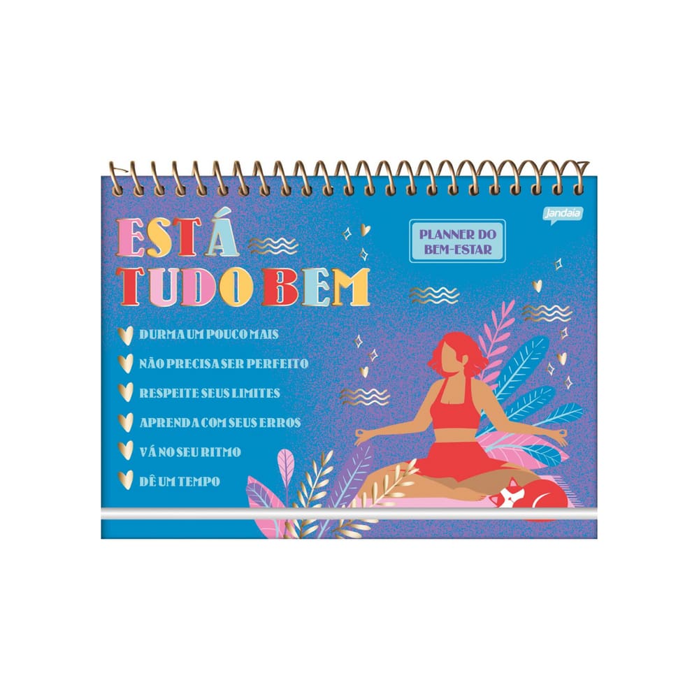 Agenda Planner Fitness Deboas Lilás Jandaia 104 Folhas