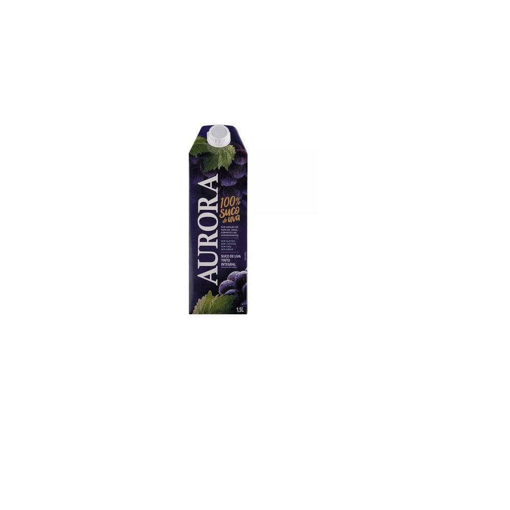 Suco De Uva Aurora Tinto Integral Caixa 1,5L