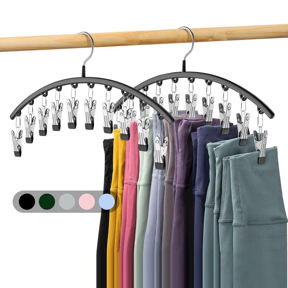 Organizador de legging Volnamal Closet com 10 clipes comporta 20 leggins