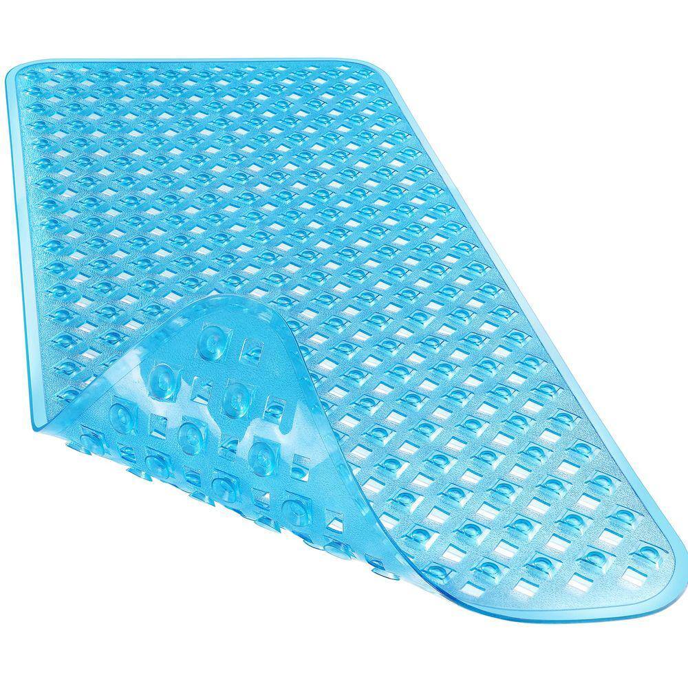 Tapete de banheira Yimobra , antiderrapante, 88x39cm, azul limpo