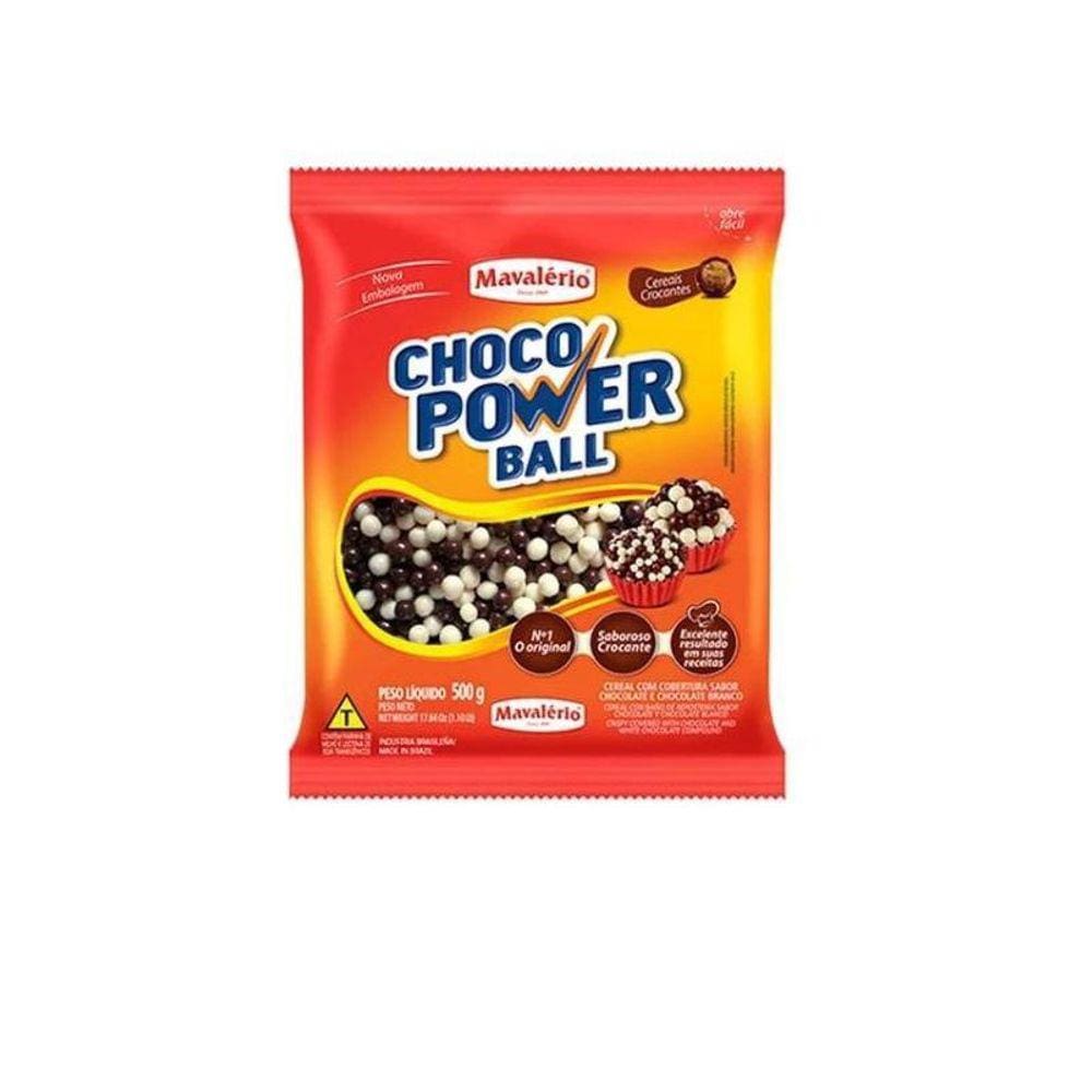 Cereal Choco Power Ball Ao Leite Crocante Mavalério 500Gr