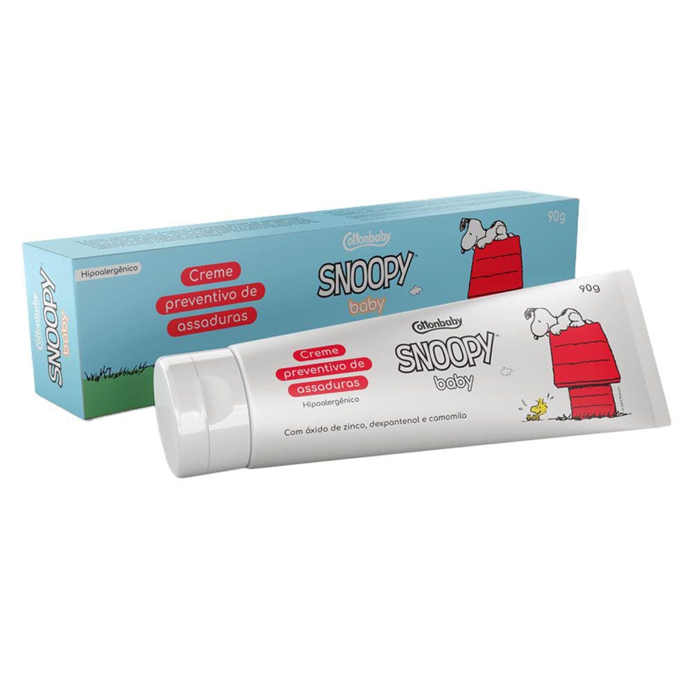 Creme Preventivo de Assaduras Cottonbaby Snoopy 90g