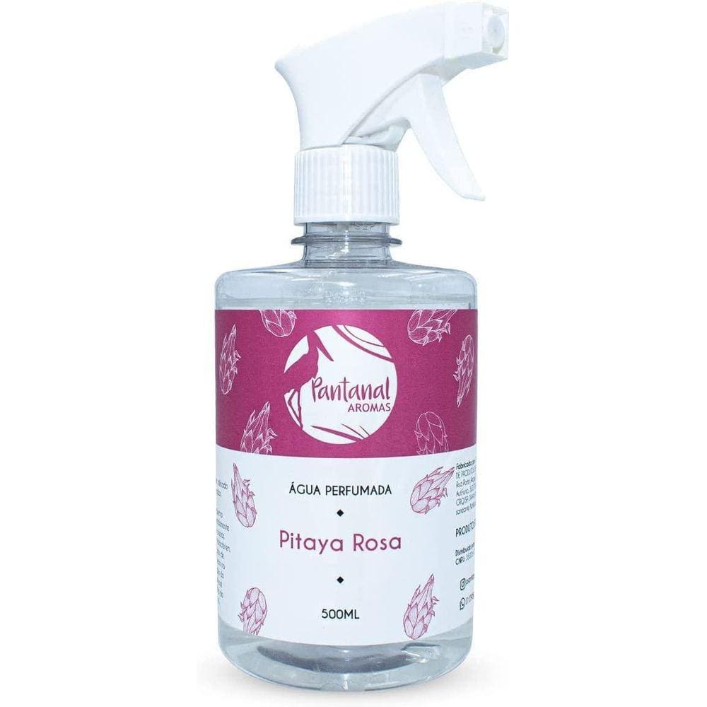 Água Perfumada Aroma Pitaya Rosa 500 Ml Pantanal Aromas