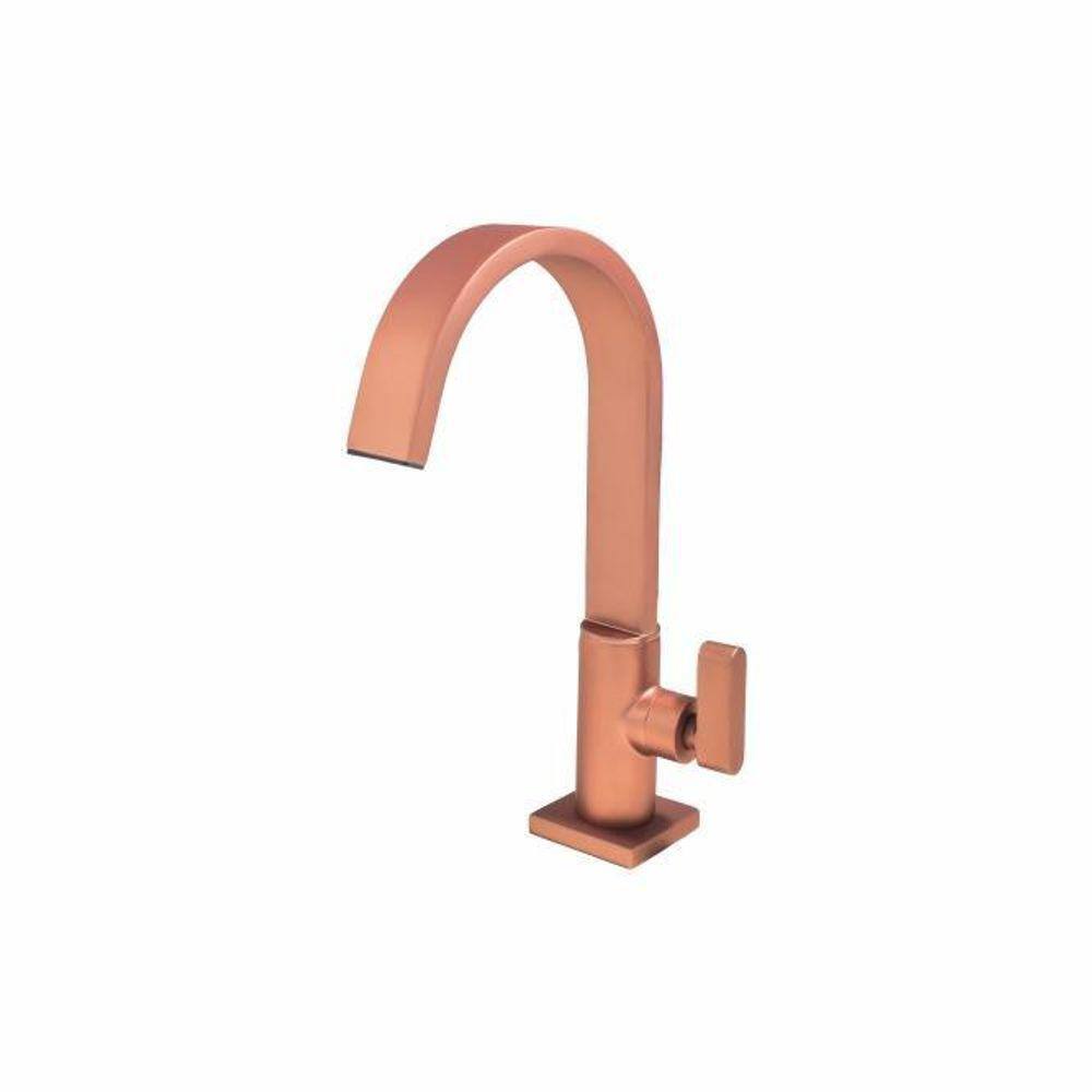 Torneira De Pia Para Banheiro - Rosé Fosco - Color Dom