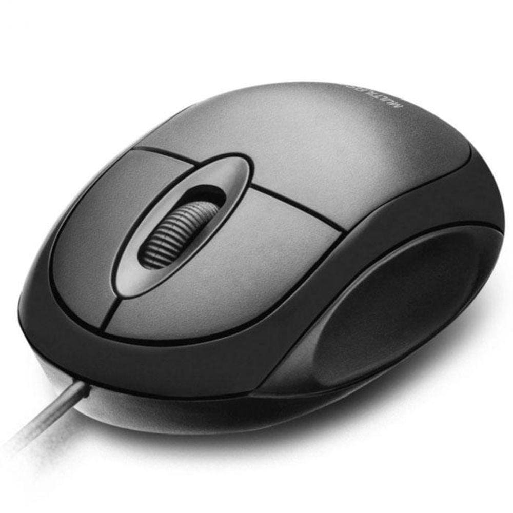 Mouse Multilaser Office Mo300 Preto Com Fio Para Escritório