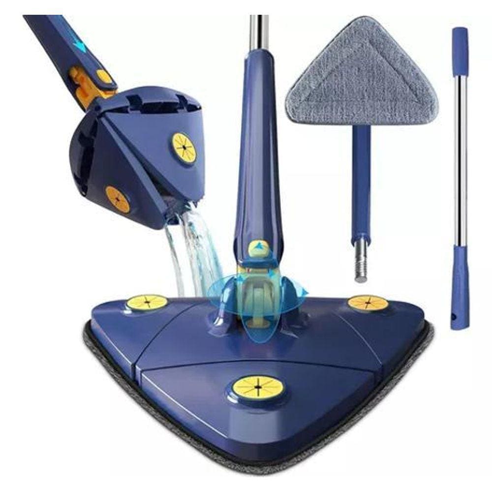 Kit Completo Limpeza: Rodo Limpeza Esfregão Triangular