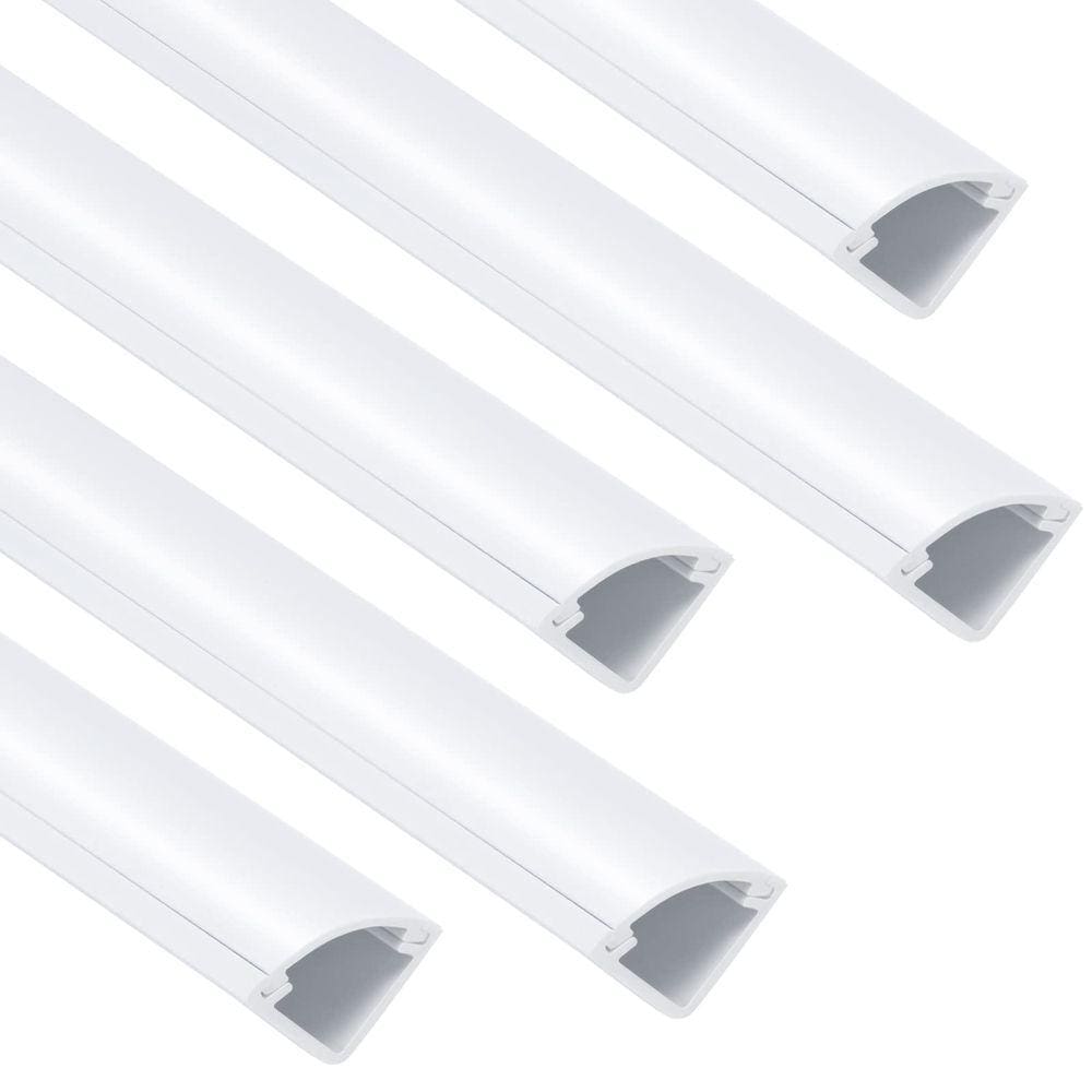 Corner Cable Concealer ZhiYo 85in para 1 fio branco x5