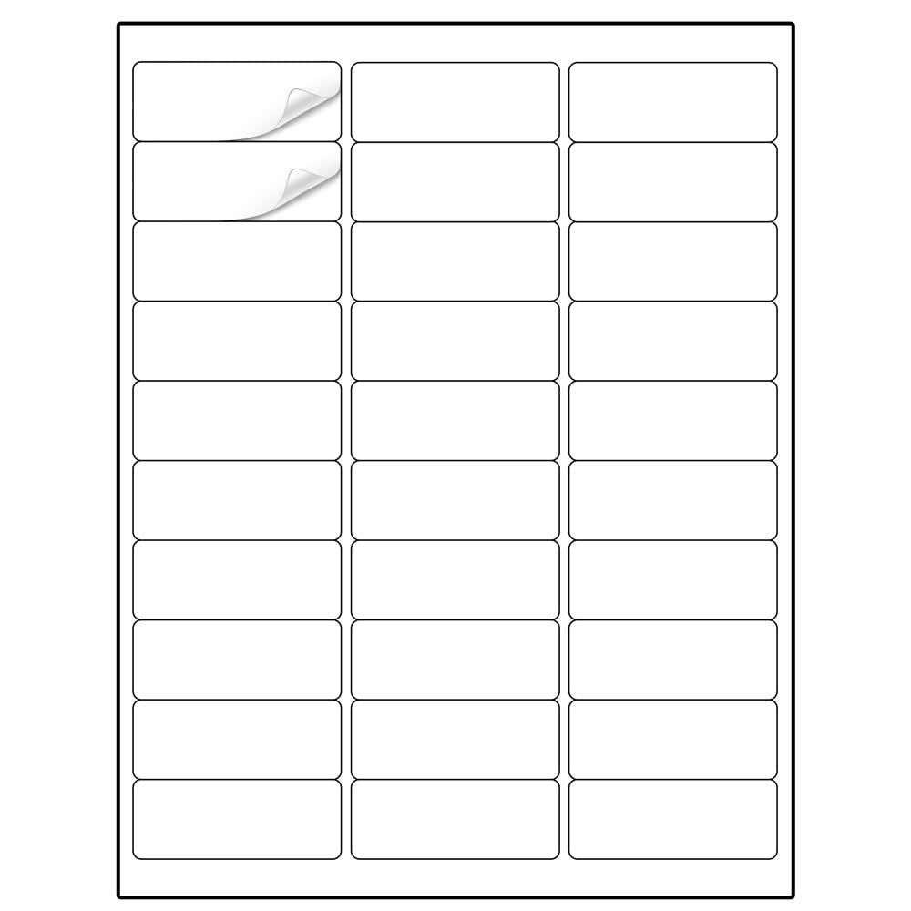 Etiquetas de endereço em papel adesivo Methdic 1x2,6 cm 900 etiquetas