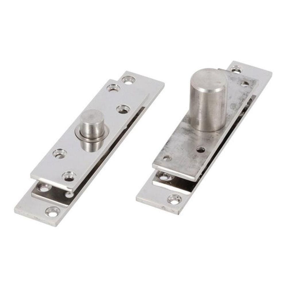 Dobradiça Cromada - Para Porta Pivotante - Até 300Kg 1 Peça