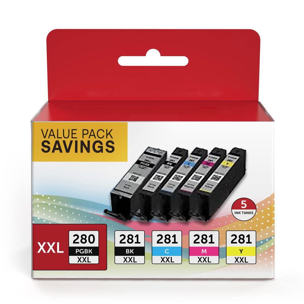 Cartucho de tinta DYEYOY PGI-280XXL/CLI-281XXL para impressora Canon