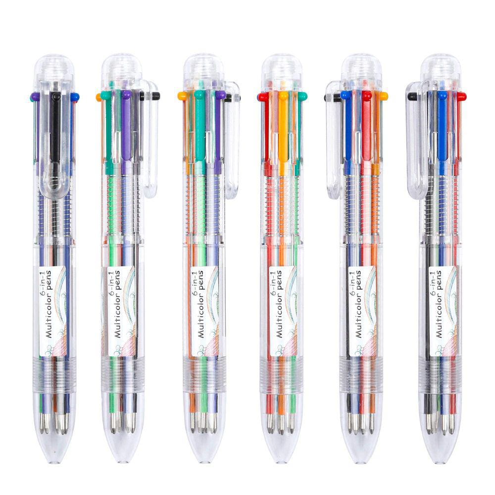 Canetas multicoloridas Shuttle Art 6 em 1, 0,7 mm, pacote com 23