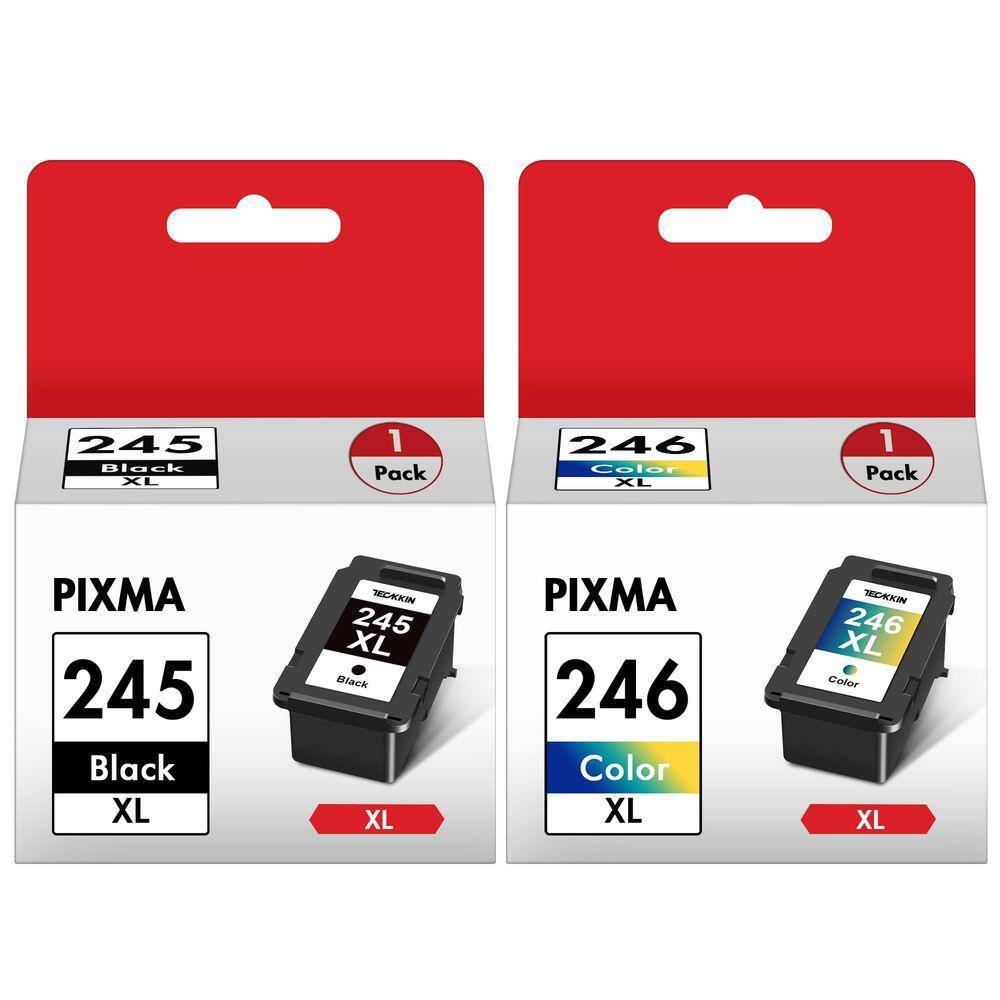 Cartucho de tinta TECKKIN PG-245 XL/CL-246 XL para impressora Canon