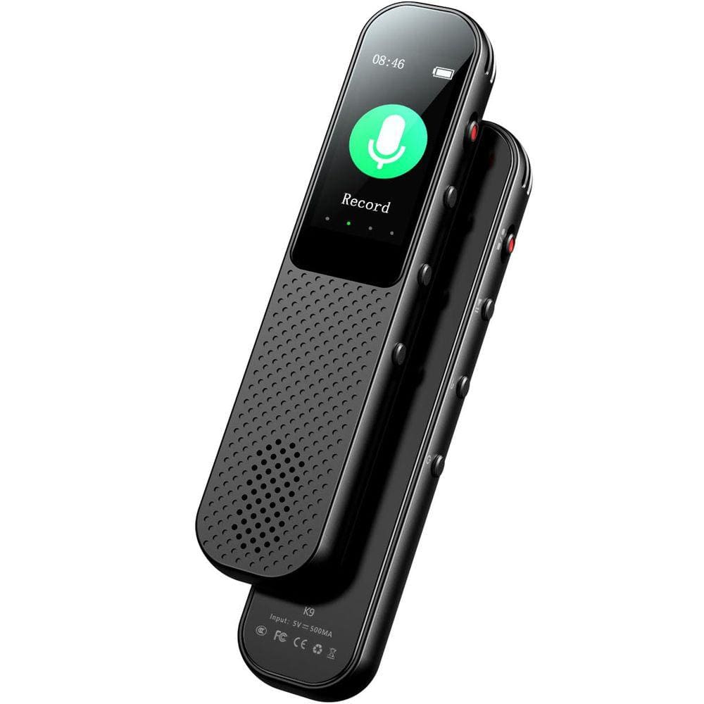 Gravador de voz digital AEkomi 64GB para palestras e reuniões