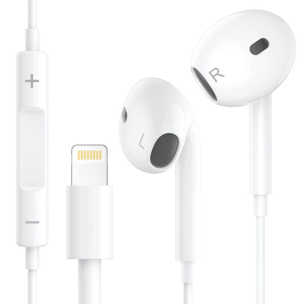 Fones de ouvido com fio Hiarkio para com Lightning