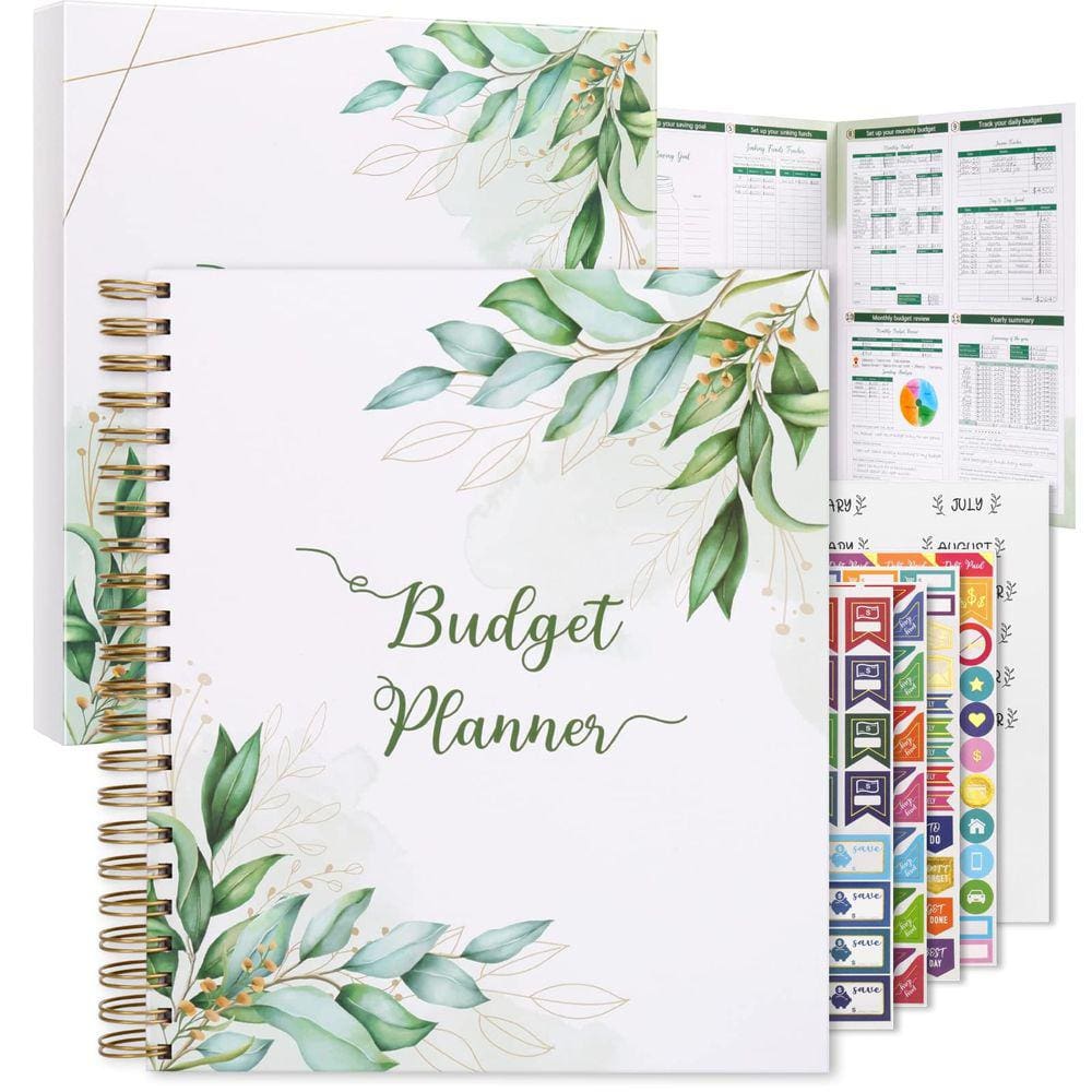 Agenda econômica SOLIGT Grande 21,6 x 27,9 cm com 12 bolsos