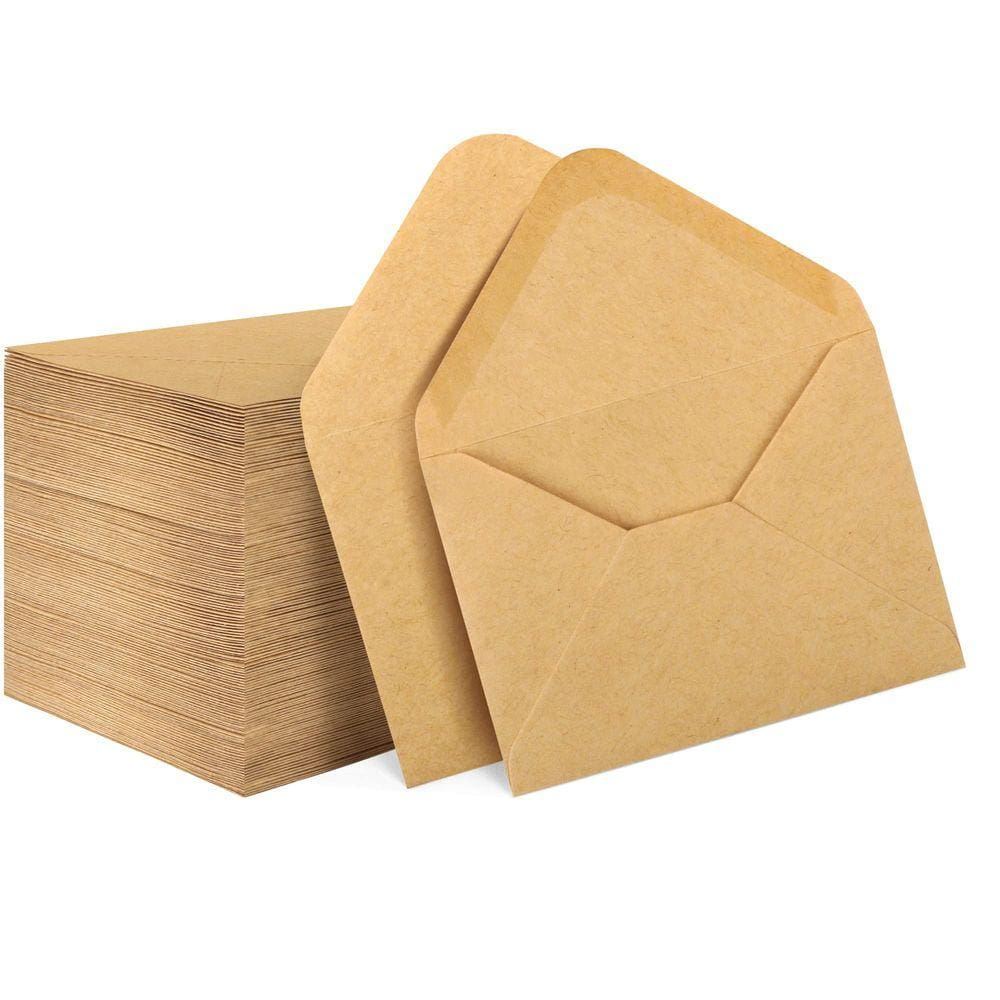 Envelopes de vale-presente Joyberg, pacote 150, 10,16 x 7 cm, Brown Kraft