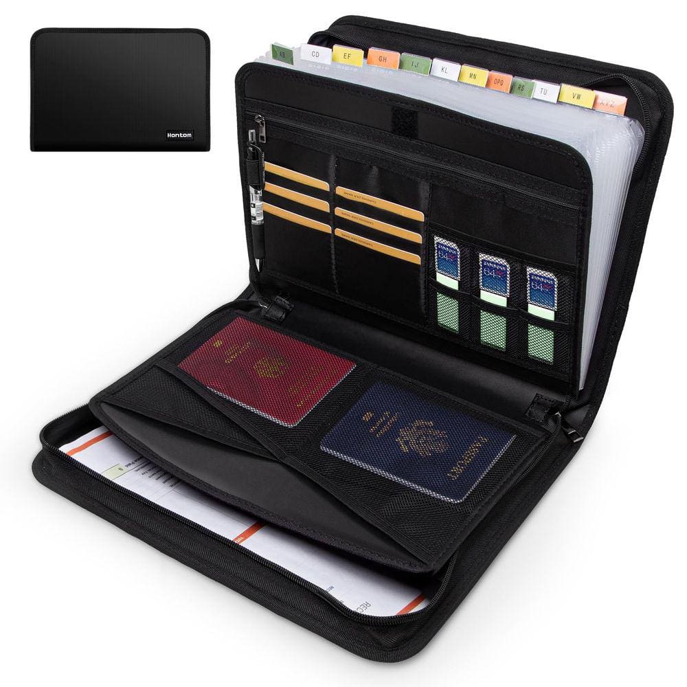 Organizador de arquivos de acordeão Hontom Fireproof 13 bolsos