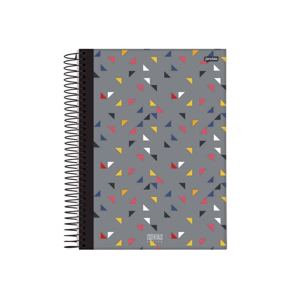 Caderno Essentials Triângulos Pequeno 1 Matéria 80 Folhas