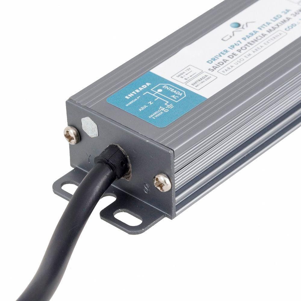 Driver Blindado P-fita Led Ip67 3a 36w Gaya