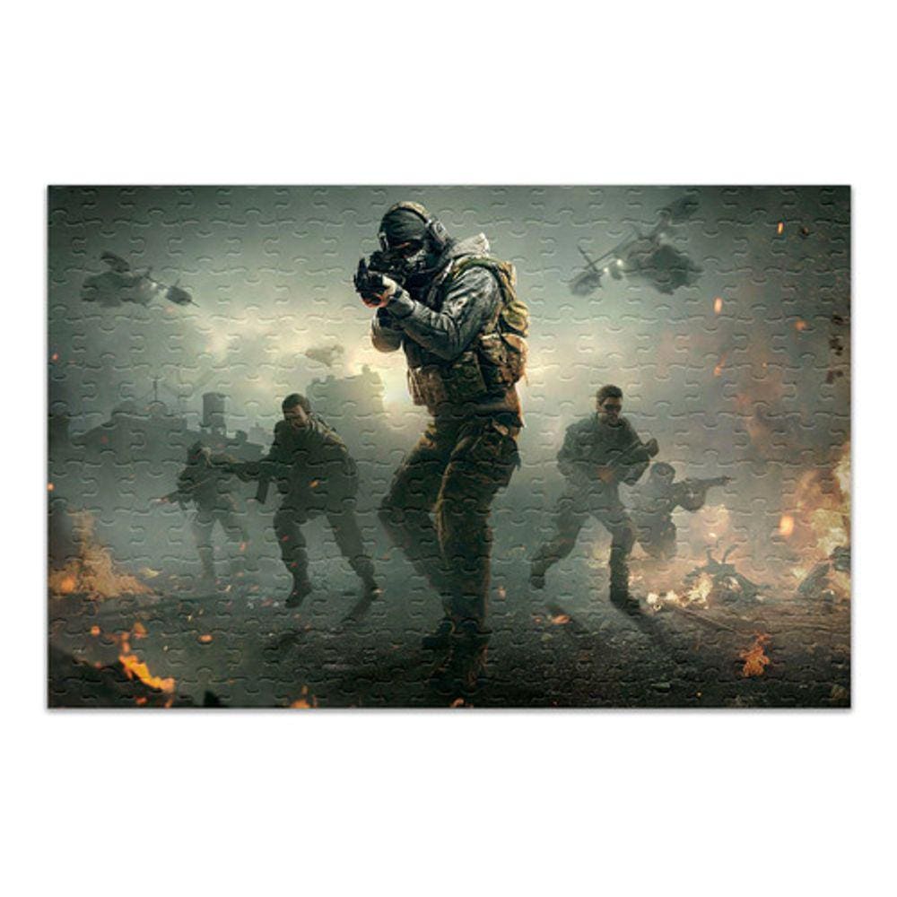 Quebra Cabeça Call Of Duty Personalizado 120 Peças