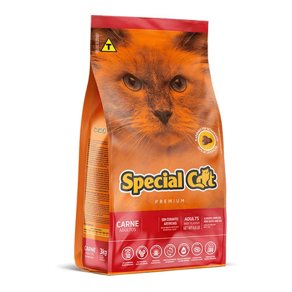 Ração Special Cat Gatos Adultos Carne 20kg