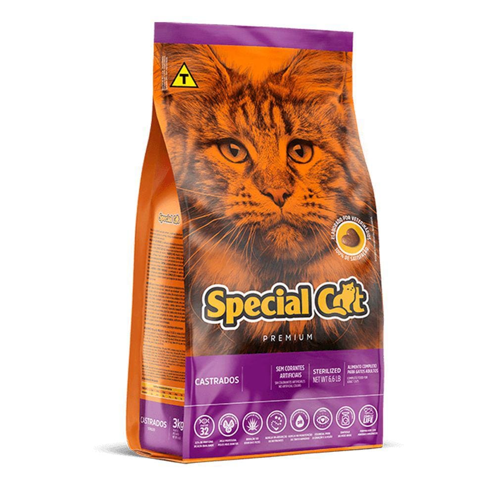 Ração Special Cat Gatos Castrados 10,1kg